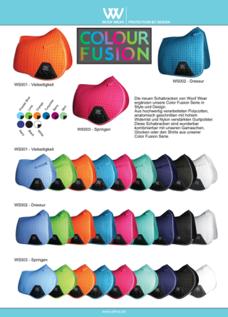 Woof Wear DR-Schabracke Colour Fusion