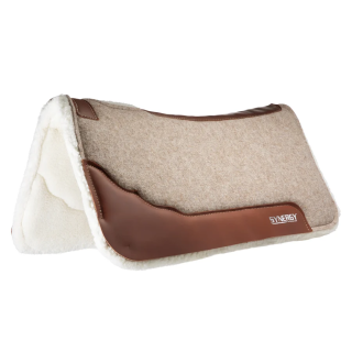 Weaver Synergy Contoured Wool Blend Felt Performance Saddle Pad 1"