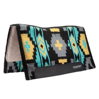 Weaver Synergy Contoured Wool Blend Felt Performance Saddle Pad 1"